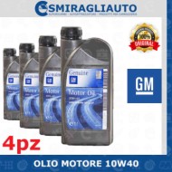 Olio Motore Opel 10w40 Genuine Gm Originale Benzina E Diesel 4 Litri