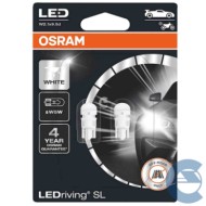 Osram Lampada Led Bianca 2825dwp02b T10 12v 5w W5v Blister Doppio