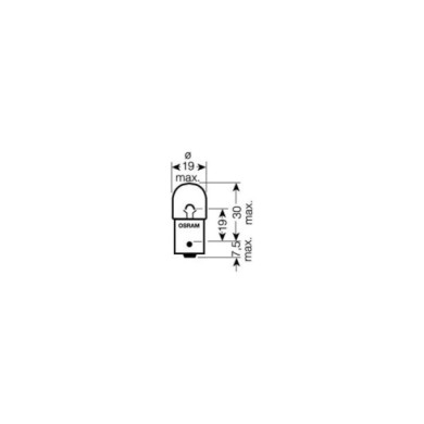 142329-large_default.jpg Osram Lampada 12v 10w R10w Posiz.targa