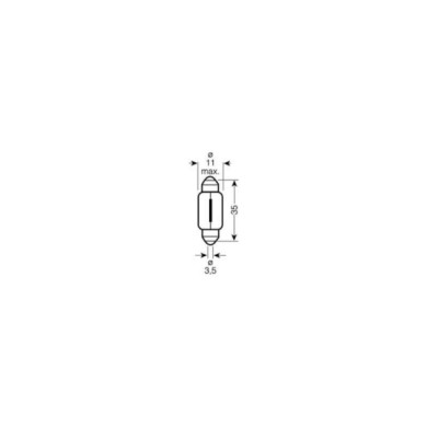 142338-large_default.jpg Osram lampada 12v 5w c5w siluro