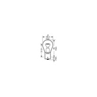 Osram lampada 12v 21w p21w dir.arr.