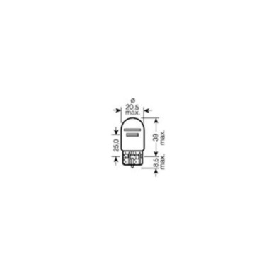 142356-large_default.jpg Osram Lampada 12v 21 5w W21 5w Biluce