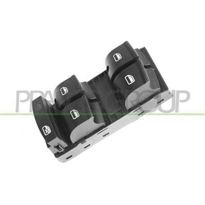 AD320WS04_1.JPG Pulsantiera Nera Per Audi A6 Dal 2004 Al 2008