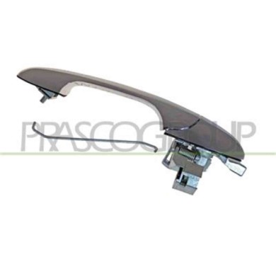 FT0308003_1.JPG Maniglia Esterna Anteriore Destra Cromata Per Fiat 500 Dal 2007 Al 2015