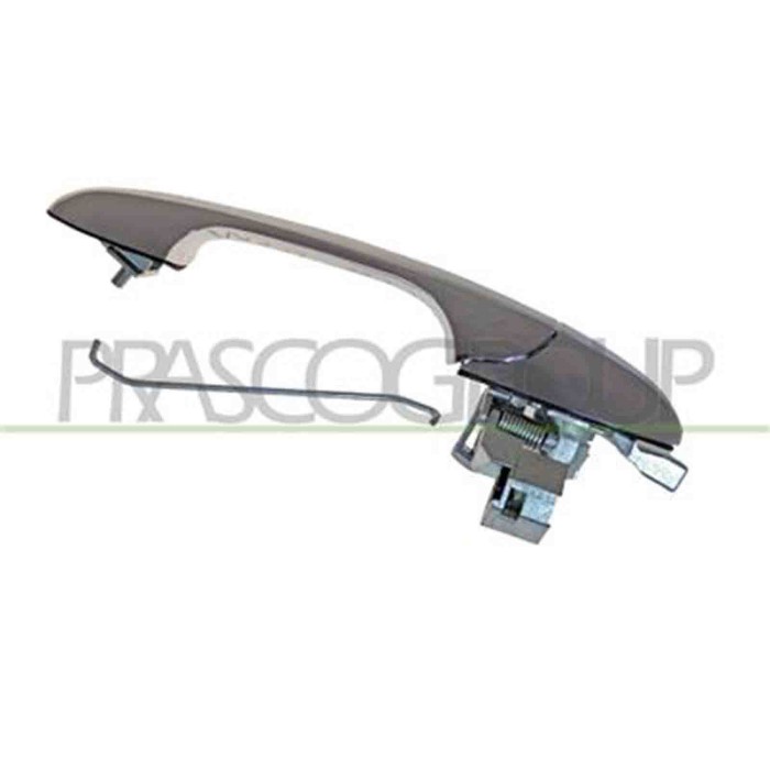 FT0308003_1.JPG Maniglia Esterna Anteriore Destra Cromata Per Fiat 500 Dal 2007 Al 2015