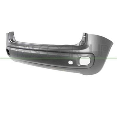 FT1241051_1.JPG Paraurti Posteriore Nero Goffrato Per Fiat Panda Dal 2012