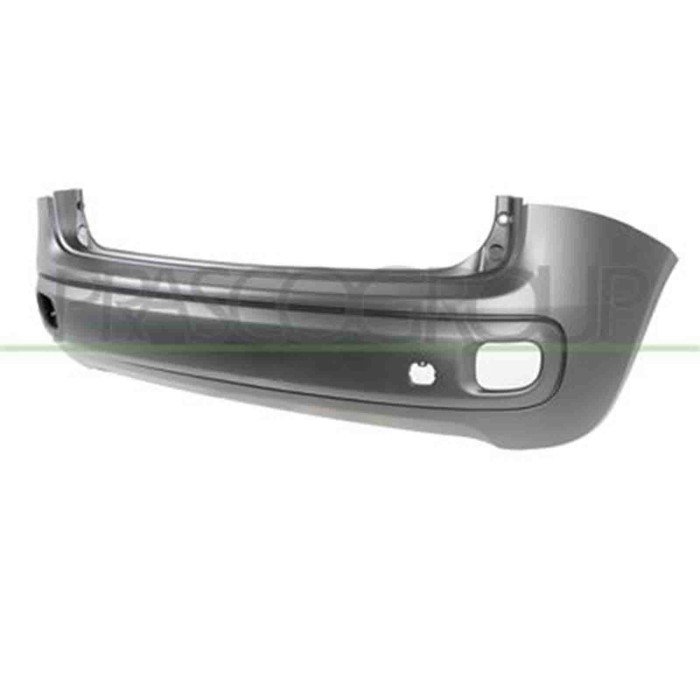FT1241051_1.JPG Paraurti Posteriore Nero Goffrato Per Fiat Panda Dal 2012