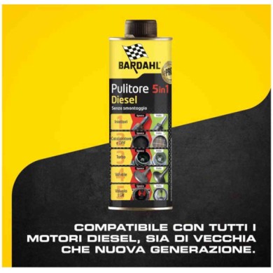 166031_1_pre.jpg Bardahl Detergente Motore Diesel 5 In 1 Pulitore Sistema Motori Diesel Pulizia Valvole Agr Filtro Antiparticola