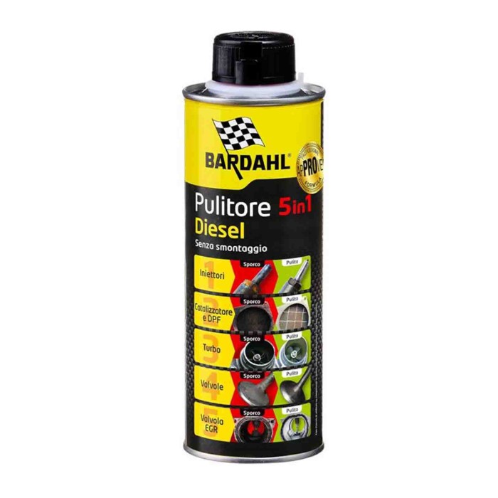 166031_2_pre.jpg Bardahl Detergente Motore Diesel 5 In 1 Pulitore Sistema Motori Diesel Pulizia Valvole Agr Filtro Antiparticola