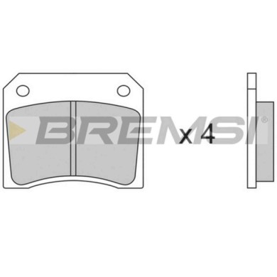 BP2005.JPG Kit Pastiglie Freno Anteriore Ac 428 Cabriolet Bp2005 Gbp90141 S.f. Lucas Girling Bremsi