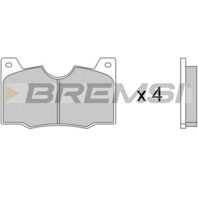 BP2046.JPG Kit Pastiglie Freno Anteriore Lancia Fulvia Coupú Flavia Berlina Flavia Coupú Fulvia Berlina Bp2046 81690275 S.f. Luc
