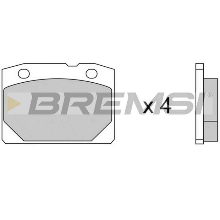 BP2065.JPG Kit Pastiglie Freno Anteriore Lada 1200-1500 Station Wagon Bp2065 2101-350 1089 S.f. Bendix Bremsi