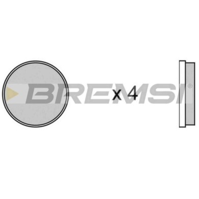 BP2067.JPG Kit Pastiglie Freno Anteriore Citro-n 2 Cv Acadiane Ami Break Ami Dyane Gs Break Gs Mehari Bp2067 4ay75516221 S.f. Ci