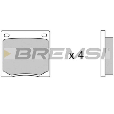 BP2070.JPG Kit Pastiglie Freno Anteriore Honda Civic I Hatchback (sb) Bp2070 45022-634-670 S.f. Sumitomo Bremsi