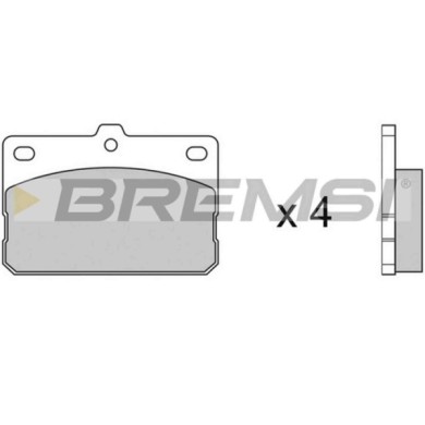 BP2079.JPG Kit Pastiglie Freno Anteriore Toyota Corolla (ke Te) Bp2079 04465-12320 S.f. Sumitomo Bremsi