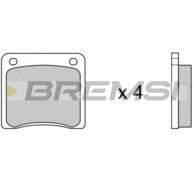 BP2081.JPG Kit Pastiglie Freno Anteriore Honda Civic I Hatchback Bp2081 45022-634-670 S.f. Sumitomo Bremsi