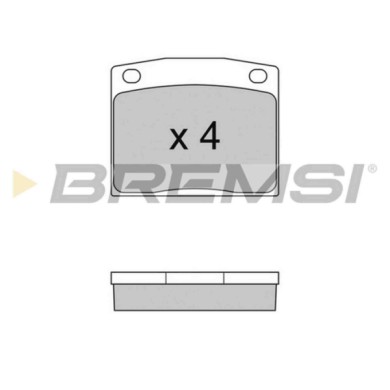 BP2095.JPG Kit Pastiglie Freno Anteriore Honda Civic I Hatchback Nissan Datsun 180 B Sunny Bp2095 45022-634-003 S.f. Sumitomo Br