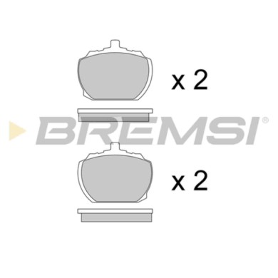 BP2102.JPG Kit Pastiglie Freno Anteriore Daf 400-serie Furgonato Bp2102 Rtc-3261 S.f. Lockheed Bremsi