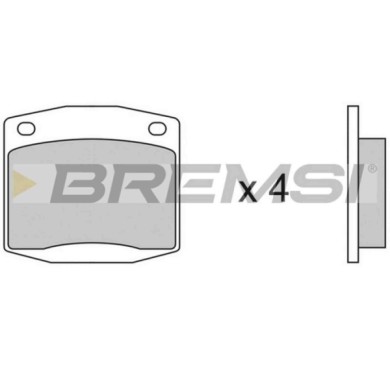 BP2116.JPG Kit Pastiglie Freno Anteriore Nissan Bluebird (b610) (610) Bp2116 41060-g3425 S.f. Sumitomo Bremsi