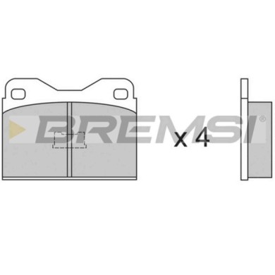 BP2136.JPG Kit Pastiglie Freno Anteriore Audi 100 100 Avant 100 Coupú Porsche 924 Bp2136 431 698 151 J S.f. Ate Bremsi