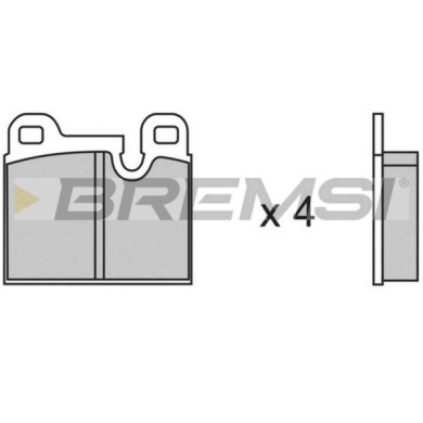 BP2146.JPG Kit Pastiglie Freno Posteriore Alfa Romeo 6 (119) Bp2146 0060 740 848 S.f. Ate Bremsi