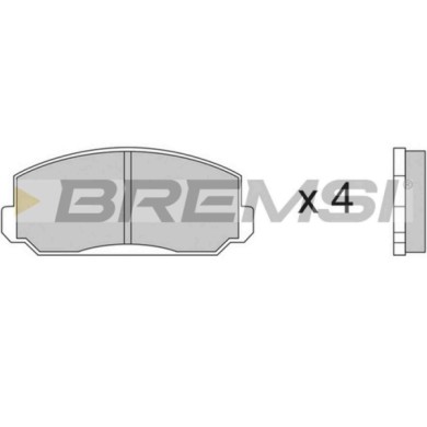 BP2150.JPG Kit Pastiglie Freno Anteriore Honda Accord I Accord I Hatchback Civic Ii Station Wagon Bp2150 45022-671-305 S.f. Akeb