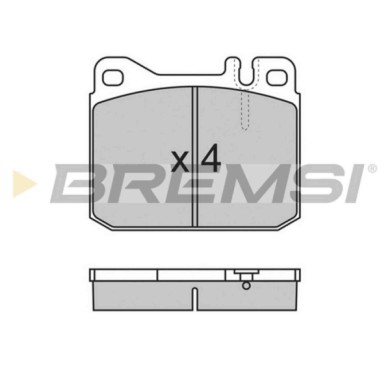 BP2172.JPG Kit Pastiglie Freno Anteriore Mercedes-benz Classe S (w126) Bp2172 000 420 59 20 S.f. Ate Bremsi