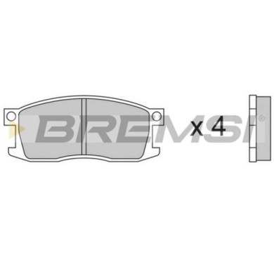 BP2190.JPG Kit Pastiglie Freno Anteriore Honda Accord I Prelude I Coupú Quintet Bp2190 45021-693-601 S.f. Sumitomo Bremsi
