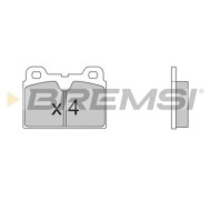 BP2202.JPG Kit Pastiglie Freno Anteriore Talbot Avenger Estate Avenger Horizon Rancho Bp2202 4248.97 Con Contatto Segnalazione U