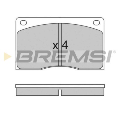 BP2213.JPG Kit Pastiglie Freno Anteriore Aston Martin Lagonda I Shooting Brake Bp2213 Gbp90224 S.f. Lucas Girling Bremsi