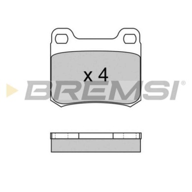 BP2227.JPG Kit Pastiglie Freno Posteriore Mercedes-benz 190 Bp2227 000 420 01 20 S.f. Ate Bremsi