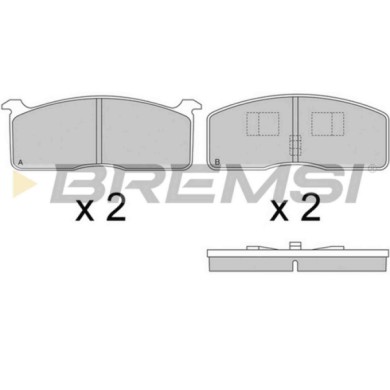 BP2239.JPG Kit Pastiglie Freno Anteriore Toyota Dyna Autobus (u3 U2) Bp2239 04465-26190 S.f. Akebono Bremsi