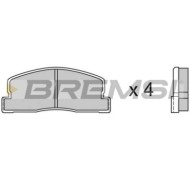 BP2247.JPG Kit Pastiglie Freno Anteriore Honda Accord I Hatchback Bp2247 45022-sa5-670 S.f. Akebono Bremsi