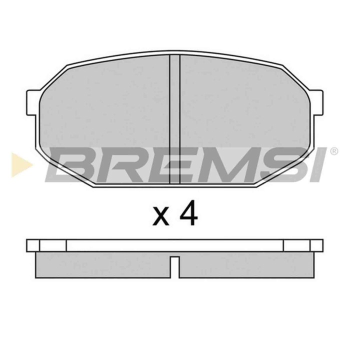 BP2249.JPG Kit Pastiglie Freno Anteriore Mitsubishi Galant Iv Lancer Ii Sapporo Ii Starion Bp2249 Mb 238 261 S.f. Sumitomo Brems