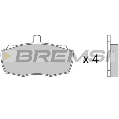 BP2252.JPG Kit Pastiglie Freno Anteriore Daf 400-serie Furgonato Bp2252 Rtc-3348 S.f. Lockheed Bremsi