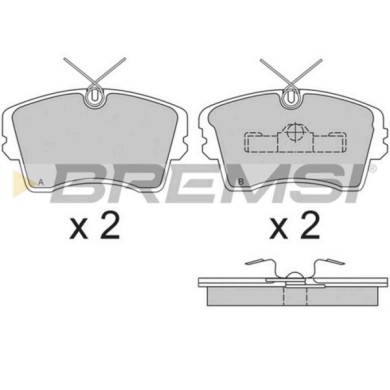 BP2283.JPG Kit Pastiglie Freno Anteriore Opel Monza A Senator A Bp2283 16 05 612 S.f. Ate Bremsi