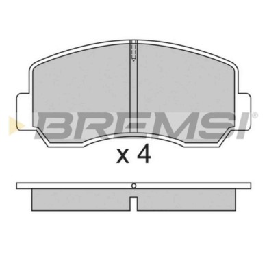 BP2296.JPG Kit Pastiglie Freno Anteriore Mazda E-serie Furgonato Bp2296 Kj01-33-982 S.f. Sumitomo Bremsi