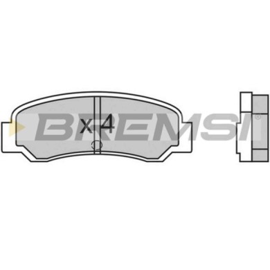 BP2300.JPG Kit Pastiglie Freno Posteriore Mitsubishi Lancer I Lancer Ii Bp2300 Dbp 521 151 S.f. Sumitomo Bremsi