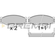 BP2301.JPG Kit Pastiglie Freno Anteriore Nissan 300 Zx Silvia Vanette Autobus Vanette Furgonato Bp2301 41060-03r85 S.f. Akebono 