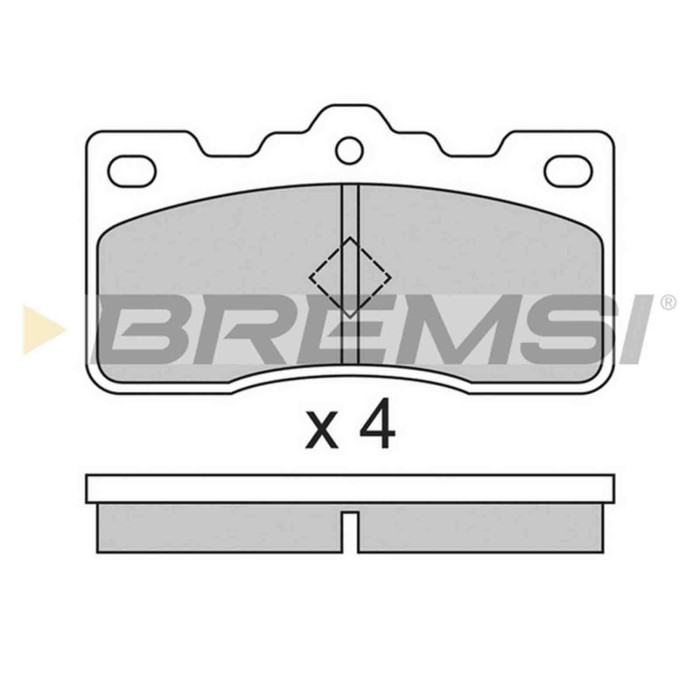 BP2306.JPG Kit Pastiglie Freno Posteriore Toyota Celica Coupú Cressida Station Wagon Cressida Tre Volumi Crown Bp2306 04492-1405