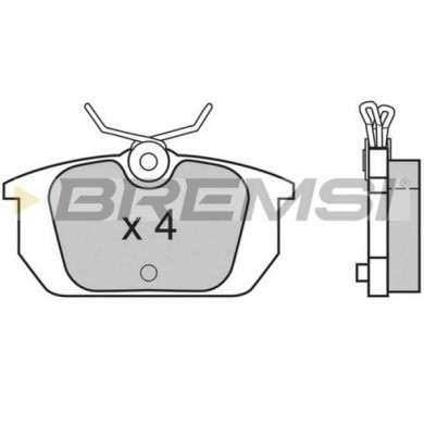 BP2313.JPG Kit Pastiglie Freno Posteriore Alfa Romeo 145 (930) Bp2313 0060 765 020 S.f. Lucas Girling Bremsi