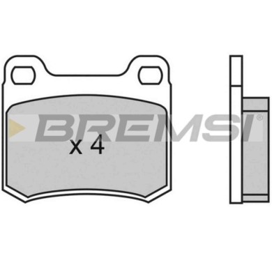 BP2314.JPG Kit Pastiglie Freno Posteriore Mercedes-benz 190 (w201) Bp2314 000 420 98 20 S.f. Ate Bremsi