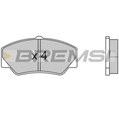 BP2316.JPG Kit Pastiglie Freno Anteriore Ford P 100 Ii Transit Autobus Transit Furgonato Transit Pianale Piatto/telaio Bp2316 1 