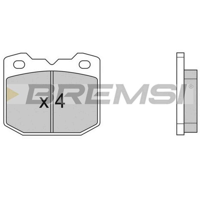 BP2318.JPG Kit Pastiglie Freno Anteriore Alfa Romeo Gtv Bp2318 0060 728 499 S.f. Ate Bremsi