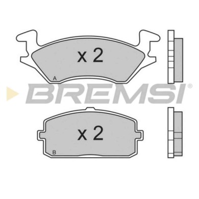 BP2324.JPG Kit Pastiglie Freno Anteriore Toyota Starlet Bp2324 04465-10010 S.f. Akebono Bremsi