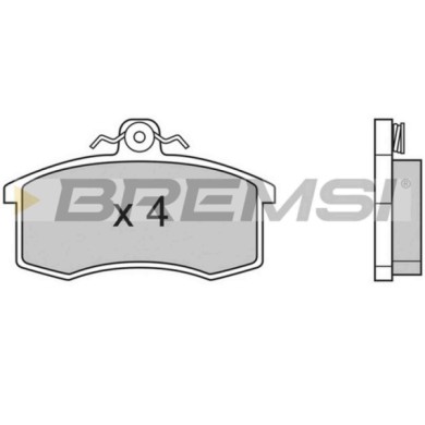 BP2333.JPG Kit Pastiglie Freno Anteriore Lada 110 (2110) Bp2333 2108-350 1089 S.f. Lucas Girling Bremsi