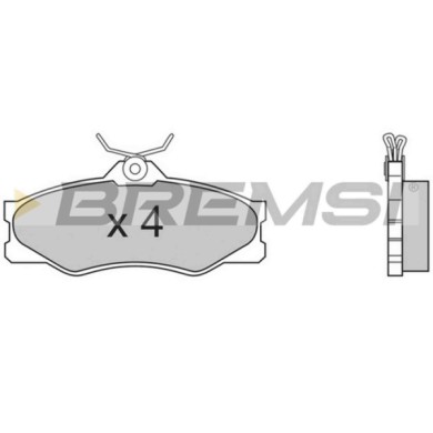 BP2335.JPG Kit Pastiglie Freno Anteriore Volkswagen Transporter T3 Autobus (25) Bp2335 251 698 151 C S.f. Lucas Girling Bremsi
