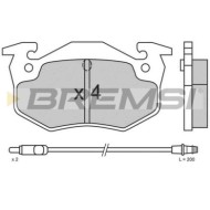 BP2338.JPG Kit Pastiglie Freno Posteriore Peugeot 205 I Renault 5 Safrane I Bp2338 S.f. Bendix Bremsi