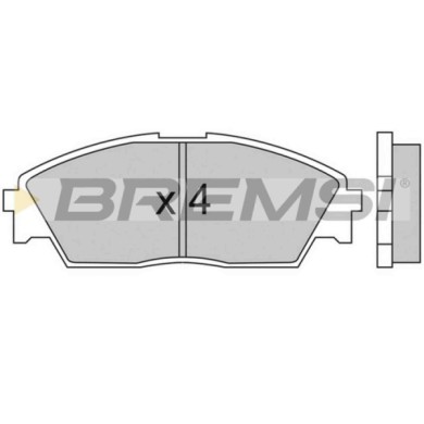 BP2350.JPG Kit Pastiglie Freno Anteriore Honda Civic Ii Shuttle Crx Ii Bp2350 45022-sh3-932hs S.f. Akebono Bremsi