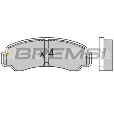 BP2359.JPG Kit Pastiglie Freno Posteriore Toyota Carina I (ta1) Bp2359 04466-12010 S.f. Sumitomo Bremsi